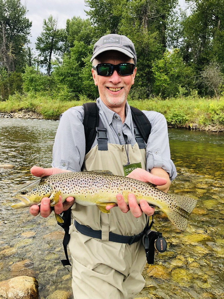 Casting on a Montana spring creek