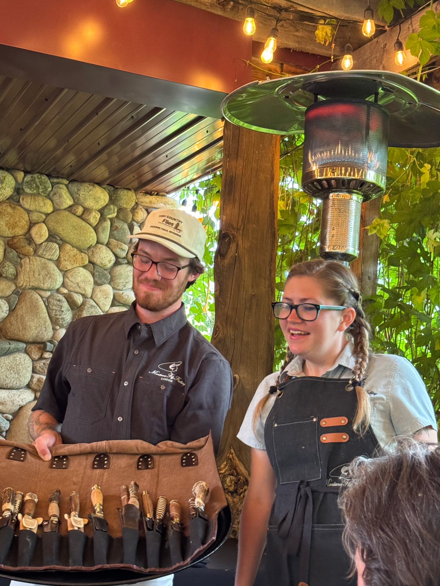 Tomahawk night at the lodge