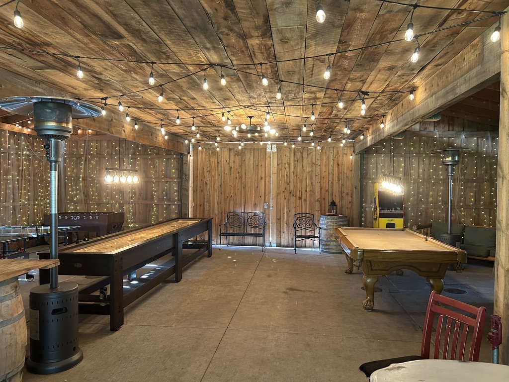 Recreation barn at the ranch