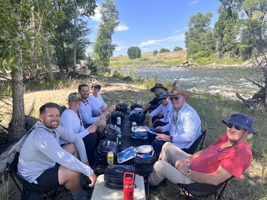 Lodge board meeting by the fire