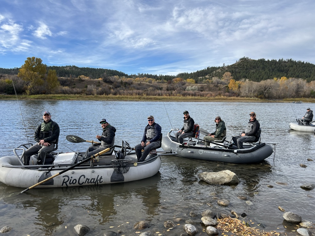 MFL fly fishing guide team on the water